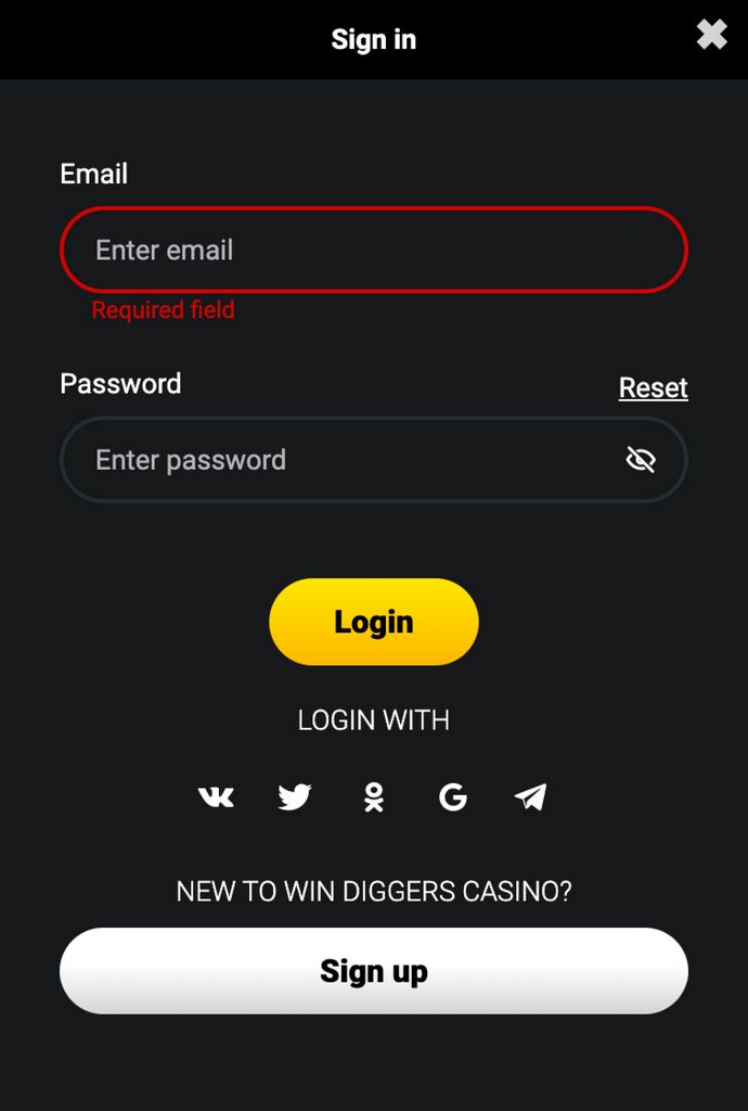 Win Diggers Online Casino Testimonial - One of casino site with best bonus offers